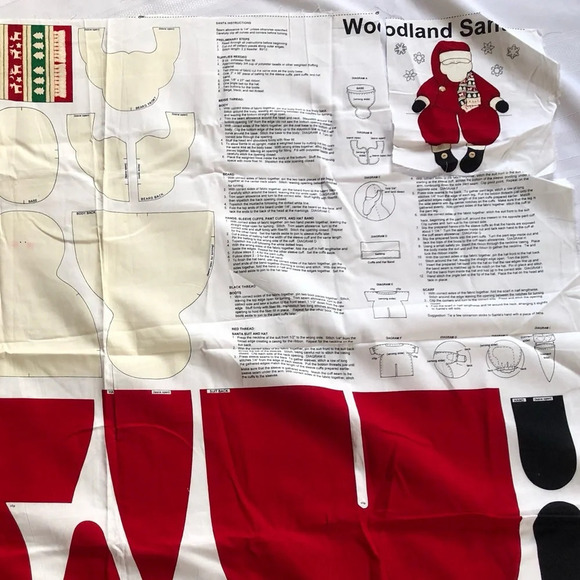 Cut and Sew Woodland Santa Pattern - Picture 4 of 10